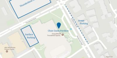 Vancouver estacionamento gratuito mapa