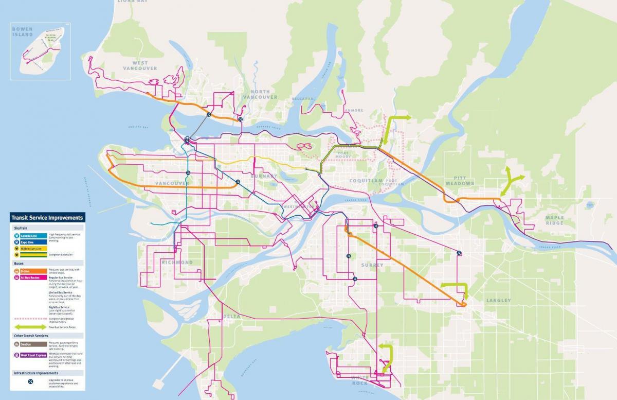 a translink mapa de vancouver skytrain