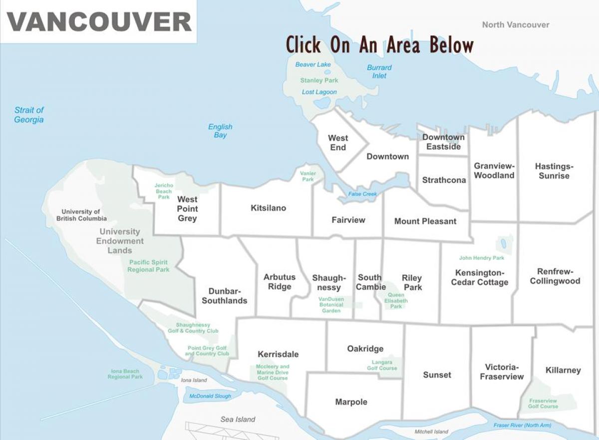 vancouver imobiliário mapa