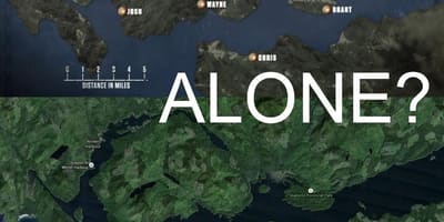 Mapa da ilha de vancouver sozinho