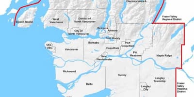 Mapa do metrô de Vancouver