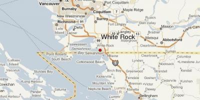 Mapa de white rock, vancouver